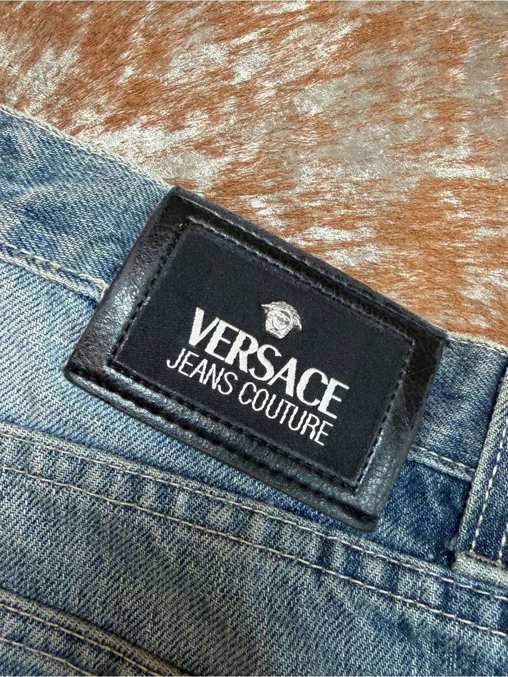 Versace Light Blue Denim Jeans